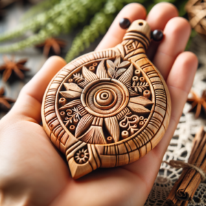 El amuleto de palo santo es conocido por ser una poderosa herramienta para atraer buena energía, abundancia, amor y dinero.